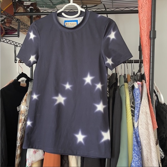 Acne Studios Bla Konst Starry Shirt Blue - Picture 4 of 7